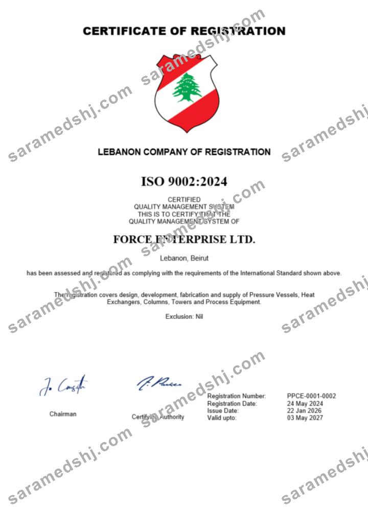 Lebanon company registration certificate Word and PDF template